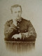 Photo CDV Coué à Saumur  Portrait Militaire S/Lieutenant  Infanterie Ecole Cavalerie  Tenue Modèle 1882  - L679A - Anciennes (Av. 1900)