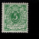 Deutsches Reich 46 B Wertziffer Mit Krone MNH Postfrisch ** Neuf - Unused Stamps