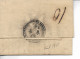 MONTDIDIER Somme Marque P.76.P. MONTDIDIER Août 1815 Indice 11 + Griffe P.P.P.P. Rouge Sur Pli Mairie De GUILL     ....G - Altri & Non Classificati