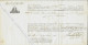 NAVIGATION 1846 CONNAISSEMENT BILL OF LADING Fr. Delafosse Rouen Vin De Bourgogne >  DANZIG Gdańsk  Pologne V.HISTORIQUE - 1800 – 1899