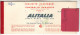 CARTA D'IMBARCO BIGLIETTO AEREO USATO ALITALIA 1967 PUBBLICITA' RETRO ALFA ROMEO - Europe