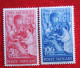 500th Death Anniv Of Fra Angelico 1955 Mi 233-234 Yv 213-214 Ongebruikt / MH * VATICANO VATICAN VATICAAN - Unused Stamps