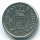10 CENTS 1971 NETHERLANDS ANTILLES Nickel Colonial Coin #S13472.U.A - Nederlandse Antillen