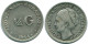 1/4 GULDEN 1944 CURACAO NIEDERLANDE SILBER Koloniale Münze #NL10613.4.D.A - Curacao