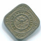 5 CENTS 1957 NETHERLANDS ANTILLES Nickel Colonial Coin #S12409.U.A - Nederlandse Antillen