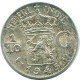 1/10 GULDEN 1945 S NIEDERLANDE OSTINDIEN SILBER Koloniale Münze #NL14108.3.D.A - Niederländisch-Indien