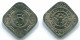 5 CENTS 1970 ANTILLAS NEERLANDESAS Nickel Colonial Moneda #S12527.E.A - Nederlandse Antillen