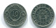 10 CENTS 1991 ANTILLAS NEERLANDESAS Nickel Colonial Moneda #S11350.E.A - Netherlands Antilles