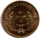 1 CENTAVO 1998 ARGENTINA Moneda UNC #M10067.E.A - Argentinië