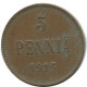 5 PENNIA 1916 FINLAND Coin RUSSIA EMPIRE #AB178.5.U.A - Finlande