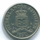 25 CENTS 1970 ANTILLAS NEERLANDESAS Nickel Colonial Moneda #S11471.E.A - Antilles Néerlandaises
