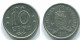 10 CENTS 1971 NIEDERLÄNDISCHE ANTILLEN Nickel Koloniale Münze #S13489.D.A - Netherlands Antilles