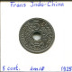 5 CENT 1925 INDOCHINE Française FRENCH INDOCHINA Colonial Pièce #AM482.F.A - Indocina Francese
