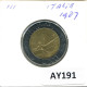 500 LIRE 1987 ITALY Coin BIMETALLIC #AY191.2.U.A - 500 Liras