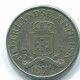25 CENTS 1971 ANTILLAS NEERLANDESAS Nickel Colonial Moneda #S11594.E.A - Niederländische Antillen