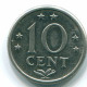 10 CENTS 1974 NIEDERLÄNDISCHE ANTILLEN Nickel Koloniale Münze #S13502.D.A - Netherlands Antilles