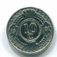 10 CENTS 1991 NIEDERLÄNDISCHE ANTILLEN Nickel Koloniale Münze #S11337.D.A - Netherlands Antilles