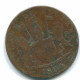 1 KEPING 1804 SUMATRA BRITISH EAST INDIES Copper Colonial Coin #S11769.U.A - Indien
