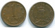 1 CENT 1977 NIEDERLÄNDISCHE ANTILLEN Bronze Koloniale Münze #S10717.D.A - Antilles Néerlandaises