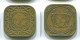 5 CENTS 1966 SURINAME Netherlands Nickel-Brass Colonial Coin #S12763.U.A - Surinam 1975 - ...