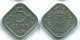 5 CENTS 1975 ANTILLAS NEERLANDESAS Nickel Colonial Moneda #S12238.E.A - Antilles Néerlandaises