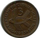 3 MILS 1955 ZYPERN CYPRUS Münze #AP284.D.A - Chipre