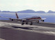 Airbus A340 In Air Portugal Landing At Madeira Airport - +/- 180 X 130 Mm. - Photo Presse Originale - Aviazione