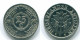 25 CENTS 1990 NETHERLANDS ANTILLES Nickel Colonial Coin #S11254.U.A - Antilles Néerlandaises