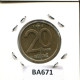 20 FRANCS 1994 DUTCH Text BELGIQUE BELGIUM Pièce #BA671.F.A - 20 Francs