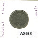 2 DRACHMES 1954 GRIECHENLAND GREECE Münze #AX633.D.A - Greece
