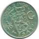 1/10 GULDEN 1942 NIEDERLANDE OSTINDIEN SILBER Koloniale Münze #NL13883.3.D.A - Niederländisch-Indien