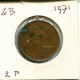 2 NEW PENCE 1971 UK GBAN BRETAÑA GREAT BRITAIN Moneda #AU812.E.A - 2 Pence & 2 New Pence