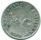 1/10 GULDEN 1960 ANTILLAS NEERLANDESAS PLATA Colonial Moneda #NL12298.3.E.A - Antille Olandesi