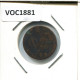 1789 HOLLAND VOC DUIT NIEDERLANDE OSTINDIEN NY COLONIAL PENNY #VOC1881.10.D.A - Nederlands-Indië