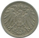 10 PFENNIG 1905 A ALEMANIA Moneda GERMANY #AE521.E.A - 10 Pfennig