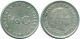 1/10 GULDEN 1966 ANTILLES NÉERLANDAISES ARGENT Colonial Pièce #NL12846.3.F.A - Netherlands Antilles