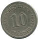 10 PFENNIG 1897 A GERMANY Coin #AD500.9.U.A - 10 Pfennig