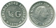 1/4 GULDEN 1970 NIEDERLÄNDISCHE ANTILLEN SILBER Koloniale Münze #NL11613.4.D.A - Netherlands Antilles