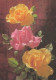FLOWERS Vintage Postcard CPSM #PAR998.A - Bloemen