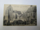 51 ESTERNAY EGLISE ET PLACE DU MARCHE STANDS ANIMEE CAMION ANCIEN - Esternay