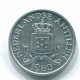 1 CENT 1980 NETHERLANDS ANTILLES Aluminium Colonial Coin #S11183.U.A - Antille Olandesi