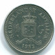 1 GULDEN 1982 ANTILLAS NEERLANDESAS Nickel Colonial Moneda #S12050.E.A - Antilles Néerlandaises