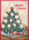Neujahr Weihnachten KERZE Vintage Ansichtskarte Postkarte CPSM #PAV181.A - Nouvel An