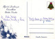 SANTA CLAUS ANGELS CHRISTMAS Holidays Vintage Postcard CPSM #PAK133.A - Santa Claus