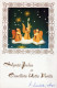 ANGE NOËL Vintage Carte Postale CPSMPF #PAG840.A - Anges