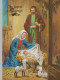 Virgen María Virgen Niño JESÚS Navidad Religión Vintage Tarjeta Postal CPSM #PBB903.A - Vierge Marie & Madones