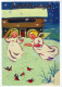 ANGELO Buon Anno Natale Vintage Cartolina CPSM #PBB444.A - Angeli