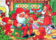 SANTA CLAUS Happy New Year Christmas GNOME Vintage Postcard CPSM #PBA926.A - Santa Claus