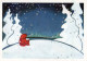 PAPÁ NOEL Feliz Año Navidad GNOMO Vintage Tarjeta Postal CPSM #PAY540.A - Santa Claus