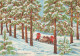 WEIHNACHTSMANN SANTA CLAUS Neujahr Weihnachten GNOME Vintage Ansichtskarte Postkarte CPSM #PAW412.A - Santa Claus